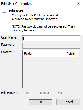 Define the User Name for the new user profile.